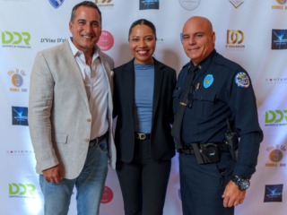 BAL_HARBOR_POLICE-10 copy LT and guests of the gala, smiling for a picture.